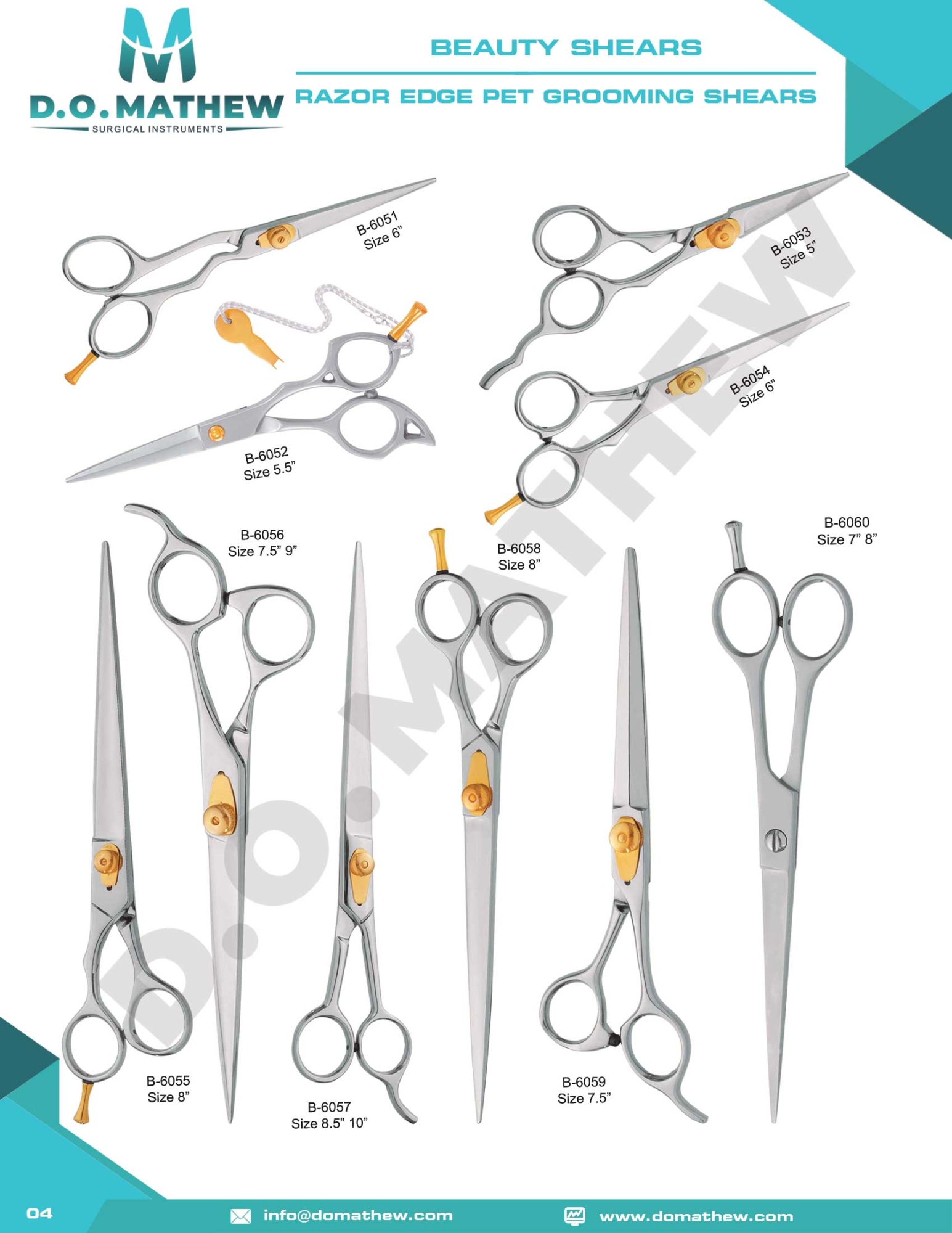 Razor Edge Pet Grooming Shears